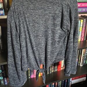 Jolie Women's Heathered Gray Crewneck Sweater